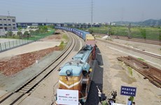 Laos, China speed up construction of cross-border railway
