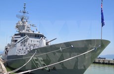 Australian navy ship HMAS Ballarat visits Da Nang