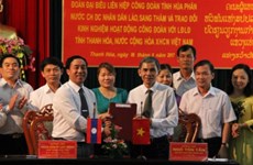 Vietnamese, Lao provinces share labour-related experience