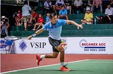 Vietnam tennis player rises 42 steps in world rankings