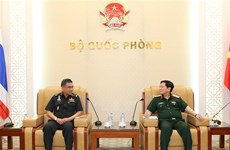 Defence Minister Ngo Xuan Lich meets Thai senior officer