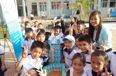 Kids in Binh Duong learn about nutrition, physical development