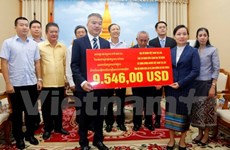 Overseas Vietnamese assist storm victims in Laos
