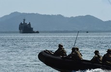 Philippines, Australian forces stage sea drill as ties deepen