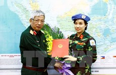 Vietnam sends first female officer to UN peacekeeping mission
