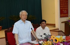 Nghe An should make methodical steps to develop: Party leader