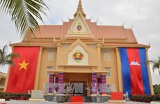 Vietnam builds library, meeting hall for Cambodian army
