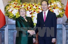 Vietnam, Chile Presidents discuss measures to forge bilateral ties 