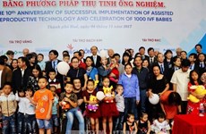 1,000 in vitro fertilised babies born at Hue central hospital 