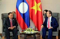 APEC 2017: Vietnamese President meets with top leader of Laos