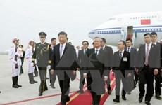Chinese top leader begins State visit to Vietnam