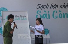 Environmental sanitation campaign launched in HCM City