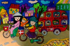 Danish Embassy in Vietnam awards winners of children painting contest