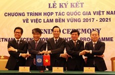 Vietnam, ILO sign cooperation pact on sustainable employment