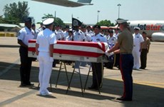 Repatriation ceremony held for US servicemen’s remains