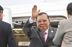 Lao leader begins Vietnam visit 