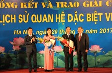 Winners of Vietnam-Laos friendship contest announced