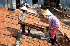 Farmers prepare special food for lunar New Year