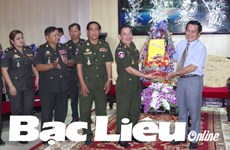 Cambodian delegation extends New Year greetings to Bac Lieu