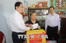 Front leader gives Tet gifts to poor households