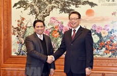 Party delegation pays working visit to China