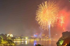 Hanoi to welcome Tet holiday with 31 fireworks shows