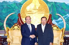 Vietnamese Prime Minister meets with Laos’ Party, parliamentary leaders