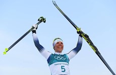 Swedish cross-country skier wins PyeongChang 2018’s first gold medal 