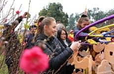 Foreigners excited at Vietnam’s traditional New Year 