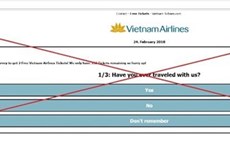 Vietnam Airlines warns flyers of social-media free ticket scam