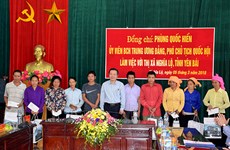 NA Vice Chairman pays working visit to Yen Bai 