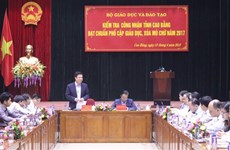 Cao Bang meets standards on education universalisation