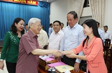 Party chief commends An Giang on clear orientation for development