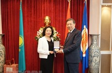 Public Security Minister visits Vietnamese embassy in Kazakhstan