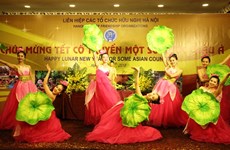 Asian traditional New Year celebrated in Hanoi