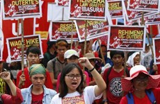 Indonesia: Workers, activists mark May Day with rallies