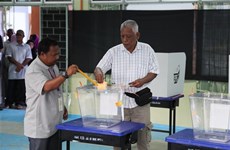 Malaysians cast ballot in general election