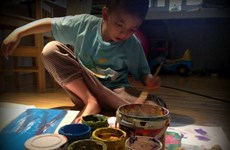 Hanoi autistic kid creates head-turning art 