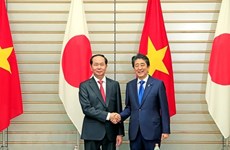 Japanese media covers talks between President, Japanese PM