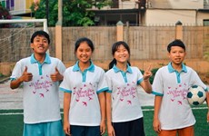 Vietnamese children join FIFA football festival in Moscow