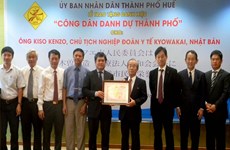 Hue city bestows honorary citizenship on Japanese national