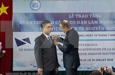 France’s Order of Academic Palms presented to Vietnamese scholar