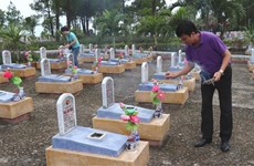 Aid offered to upgrade war martyrs’ cemeteries in Quang Tri