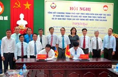 Vietnamese, Lao localities work to build peaceful borderline 