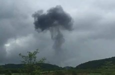 Two pilots killed in military aircraft crash in Nghe An