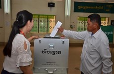 Cambodians cast ballots in general election
