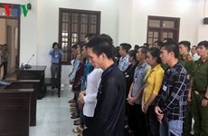Dong Nai: 20 stand trial for social disturbance