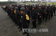 Anti-terrorism drill in Indonesia ahead of ASIAD 2018