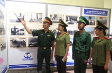 Ha Giang exhibition on seas, islands, naval soldiers