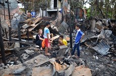 Vietnamese expats stabilise lives after fire in Cambodia